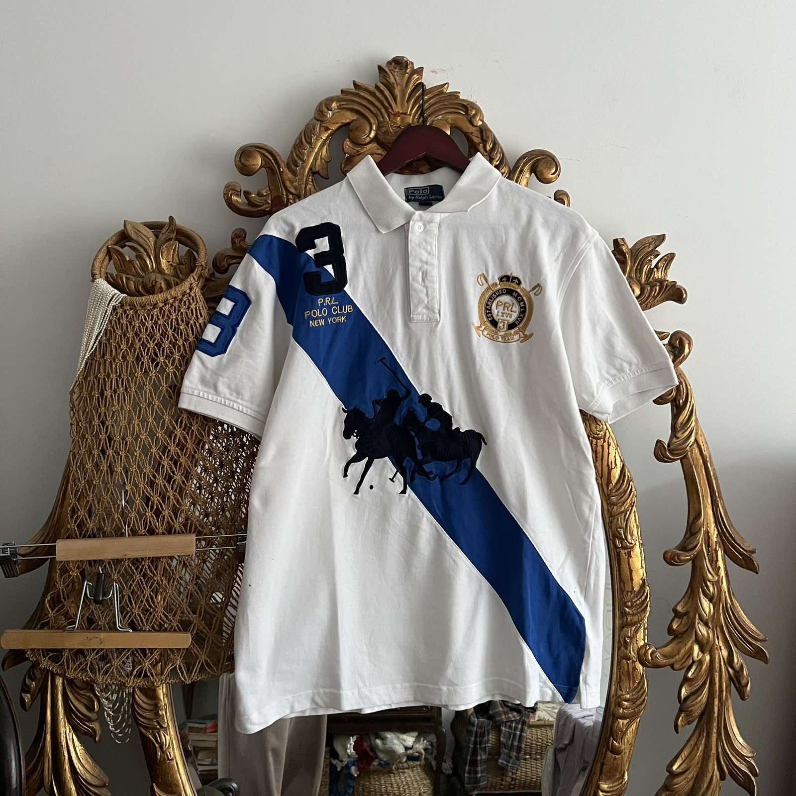 Other Polo Ralph Lauren Vintage Rare Big Logo Polo T-Shirt Sz XL Size US XL / EU 56 / 4 - 1 Thumbnail