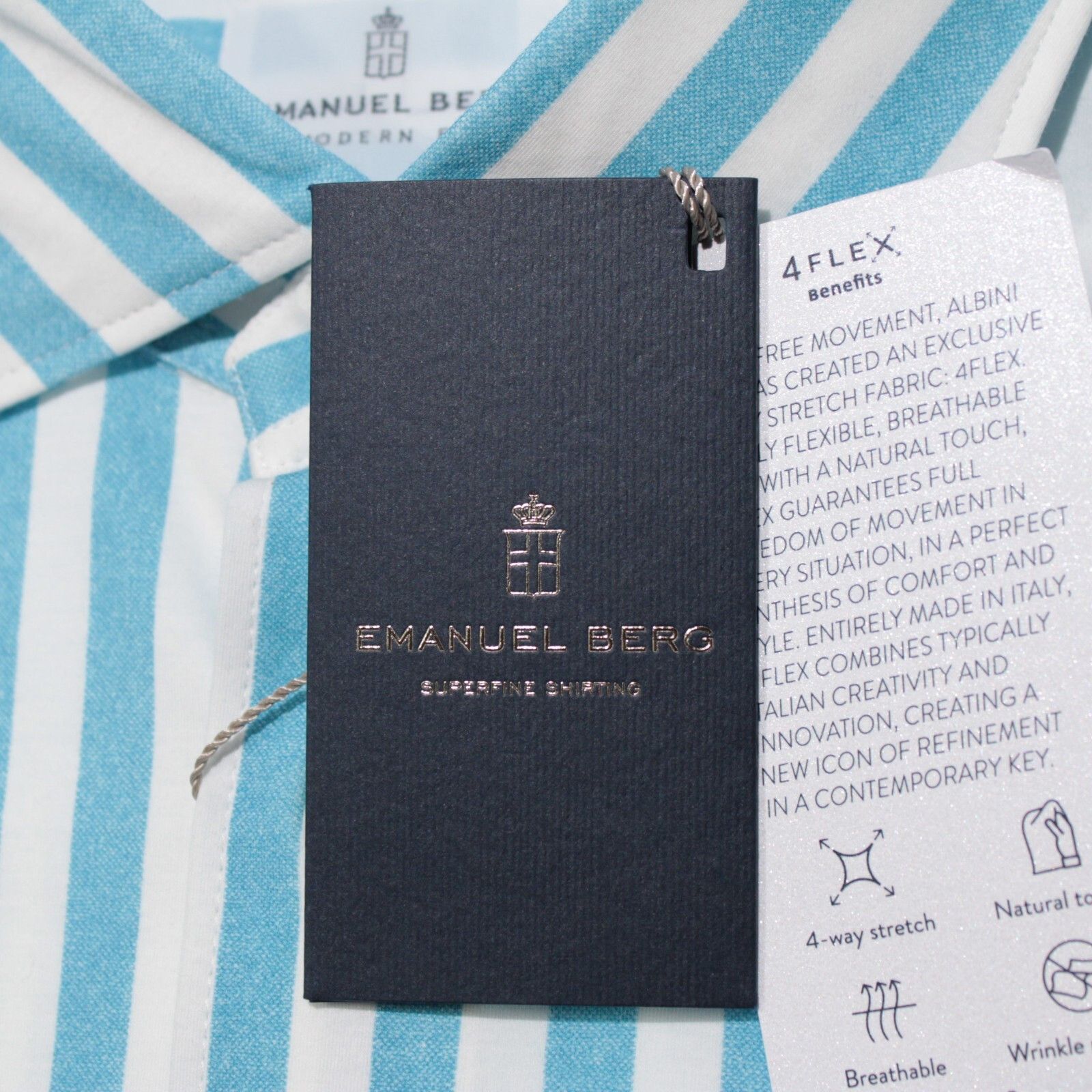 Other Emanuel Berg New with tags Shirt Size XL US In Blue Size US XL / EU 56 / 4 - 2 Thumbnail