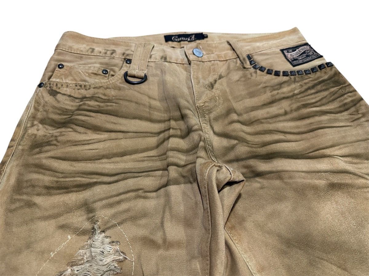 If Six Was Nine 🔥Y2K Archived Cavaria Leopard Patchwork Flared Pants LGB Size US 30 / EU 46 - 5 Thumbnail