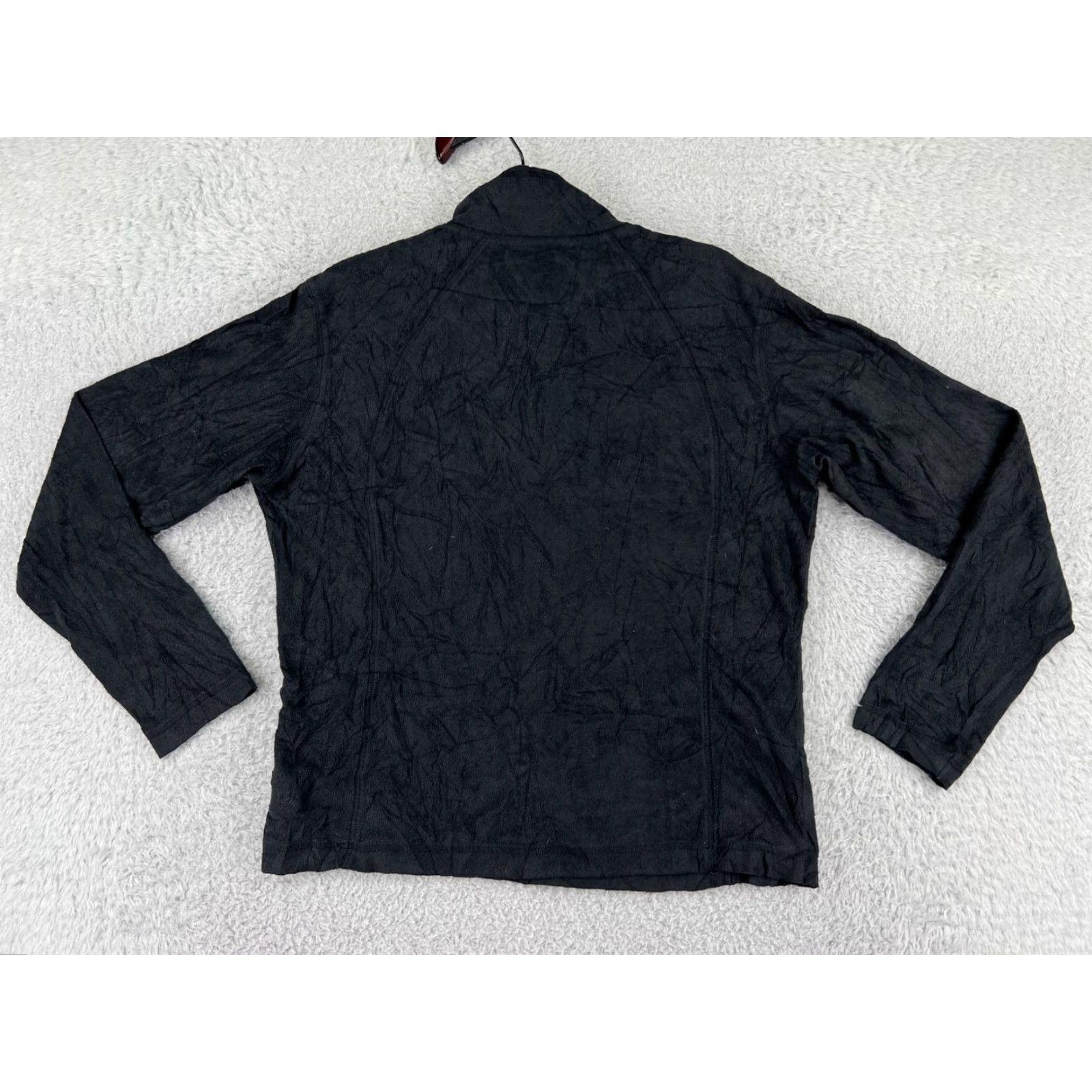 Vintage Columbia Sweat Jacket Women L Black 1/4 Zip Fleece Polyester Hiking Camp Outdoor Jacket Size L / US 10 / IT 46 - 2 Thumbnail