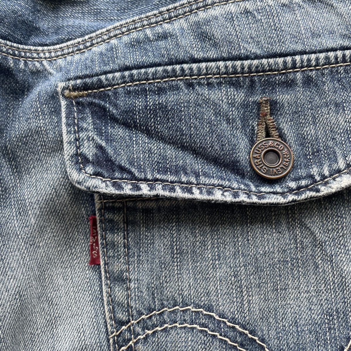 Levi's Vintage Levi’s 202 Faded Buckle Denim Distressed Jeans Pants Size US 36 / EU 52 - 12 Thumbnail