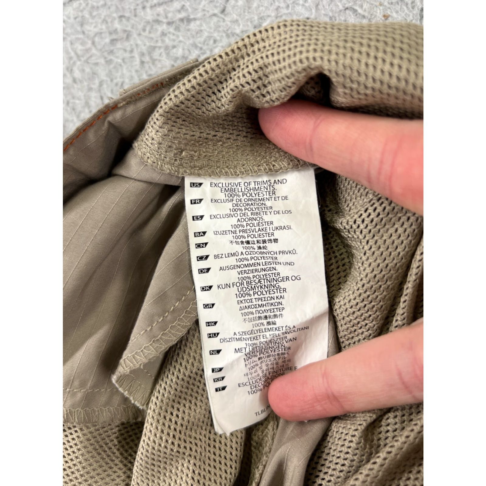 Vintage 5.11 Tactical Pants Mens Beige Cargo 34 Regular Inseam 32 Straight Rise High Cotton Canvas Pocket G-2A Rip-Stop Size US 34 / EU 50 - 4 Thumbnail