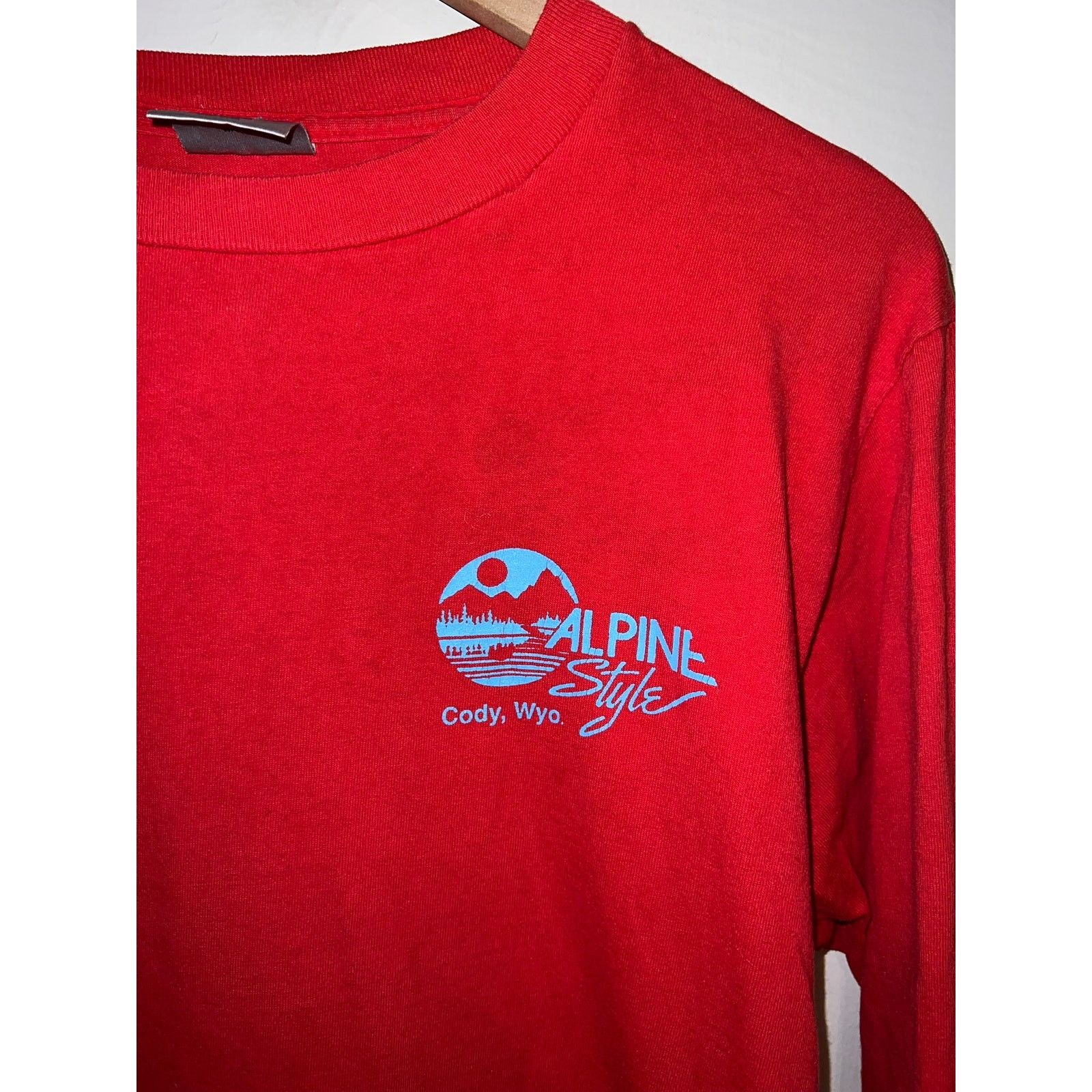 Vintage Vintage Ski Shirt Alpine Style Powder Republic Skiing Tee M Size US M / EU 48-50 / 2 - 3 Thumbnail