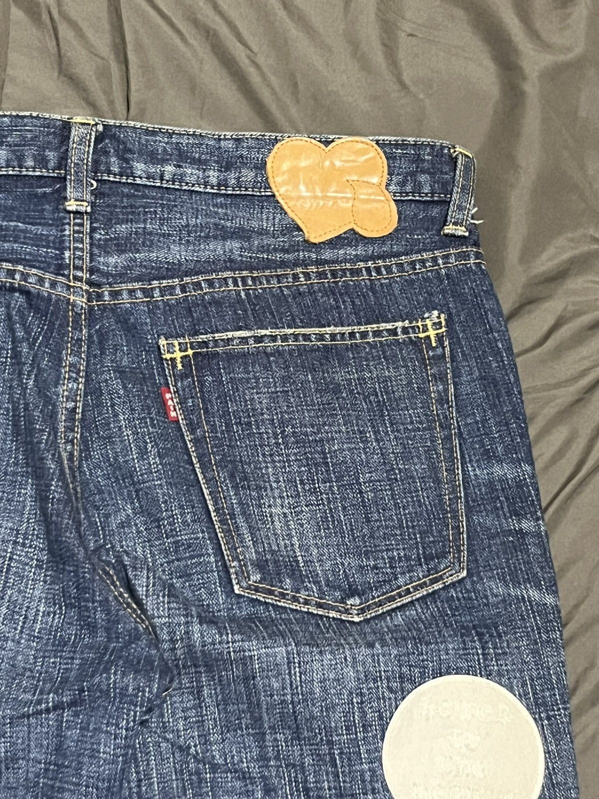 Number (N)ine Number (N)ine AW04 “Give Peace A Chance” Denim Size US 30 / EU 46 - 7 Thumbnail