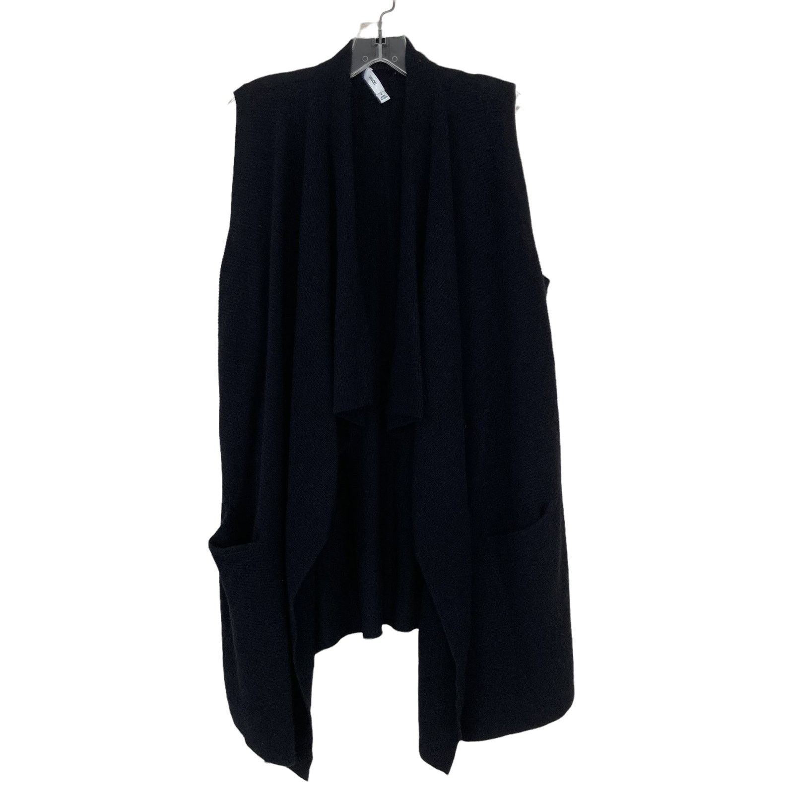 Vince Vince Black Wool Cashmere Sleeveless Cardigan Sz M Size M / US 6-8 / IT 42-44 - 8 Thumbnail