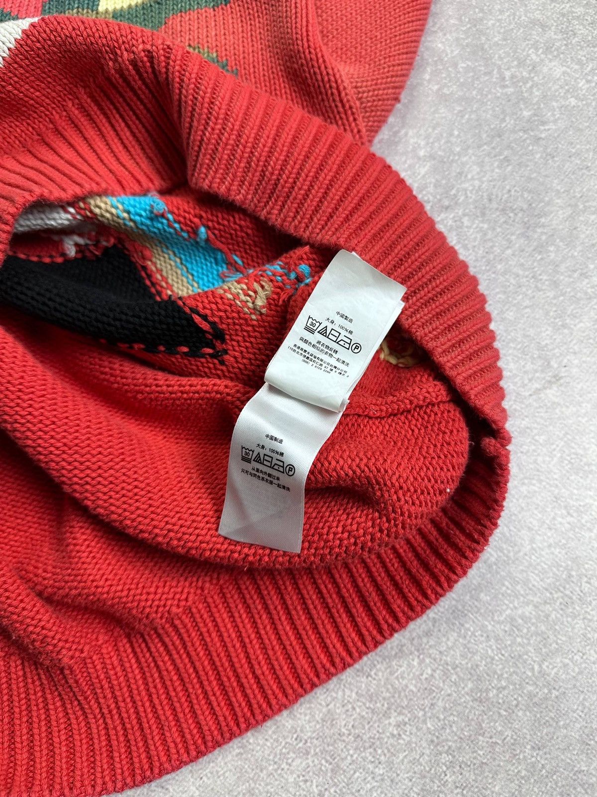 Polo Ralph Lauren Vintage Polo Ralph Lauren RL 20 Graphic Knit Sweter Cropped Size US M / EU 48-50 / 2 - 7 Thumbnail