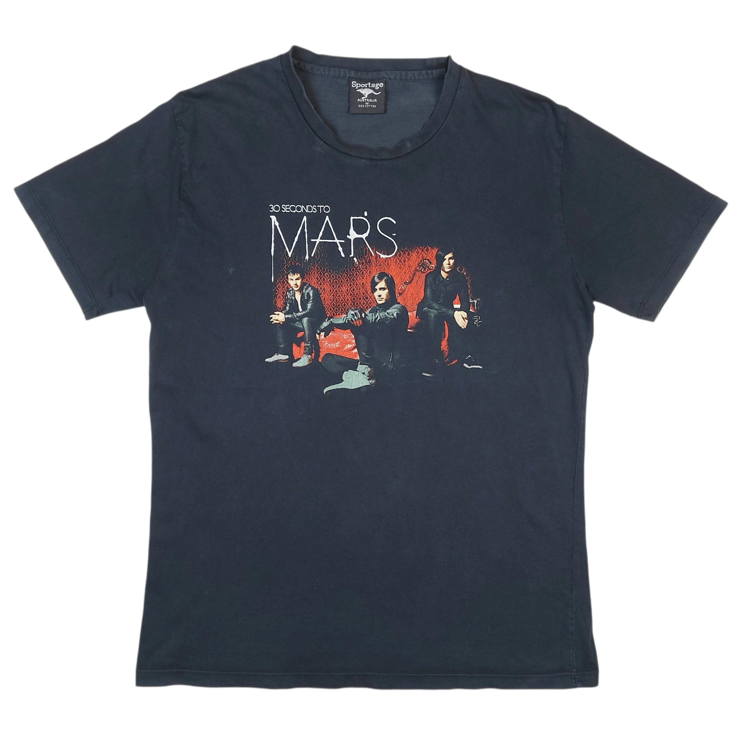 Band Tees Vintage 2005 30 Seconds To Mars Band Jared Leto TEE Size US M / EU 48-50 / 2 - 1 Thumbnail