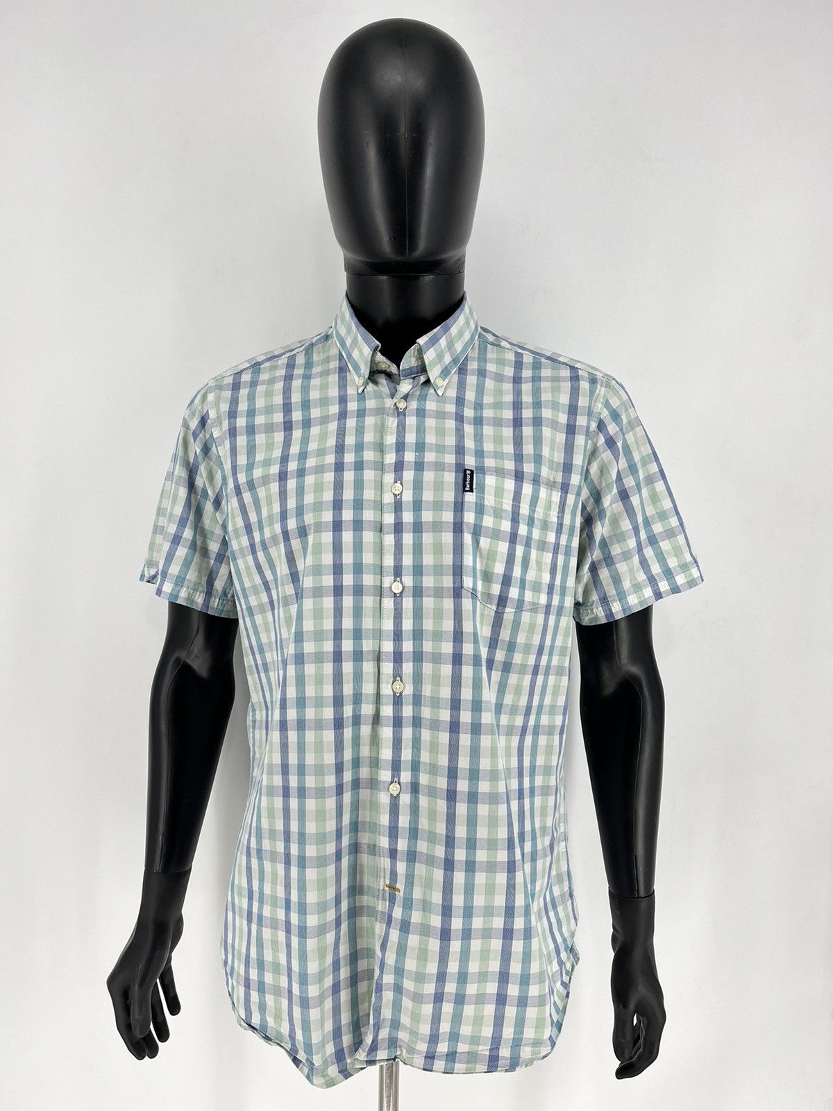 Barbour × Vintage Vintage Barbour Plaid Blake Cotton Flannel Casual Size US M / EU 48-50 / 2 - 2 Thumbnail