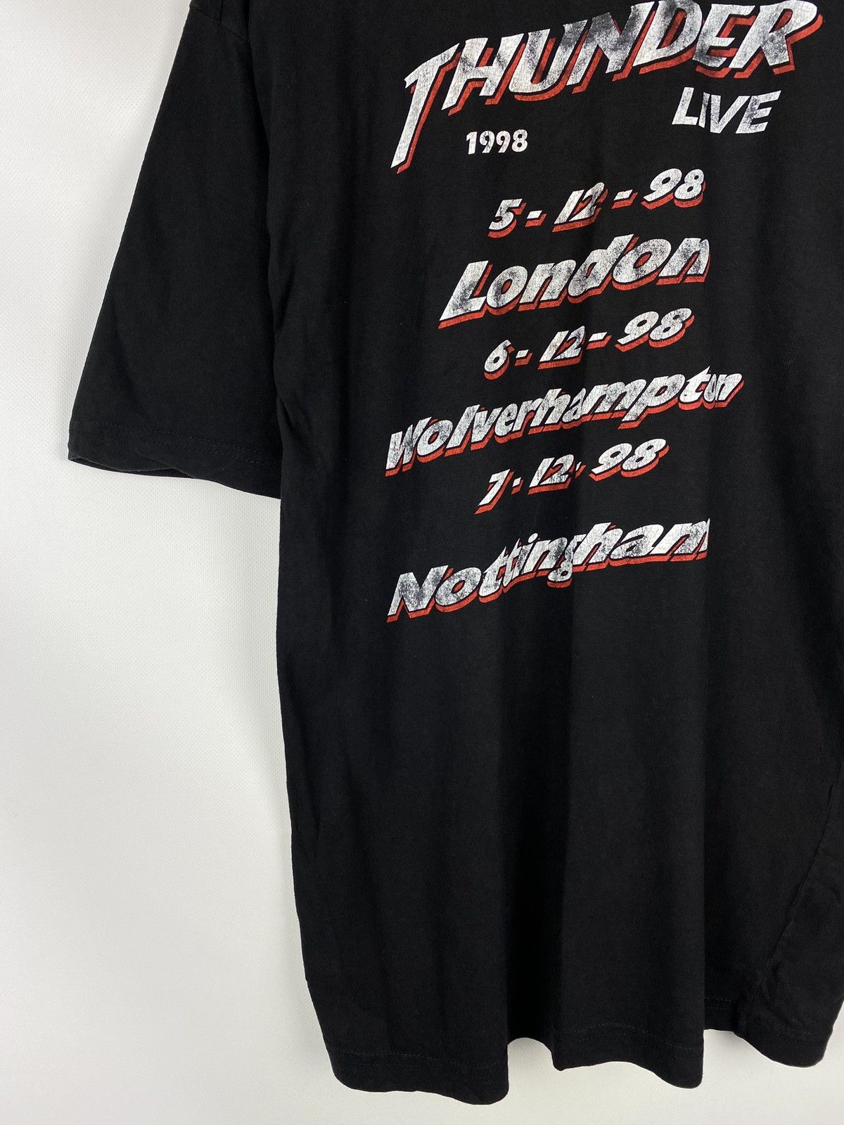 Band Tees Thunder Live vintage band heavy metal rock tour 1998 t shirt Size US XL / EU 56 / 4 - 17 Thumbnail
