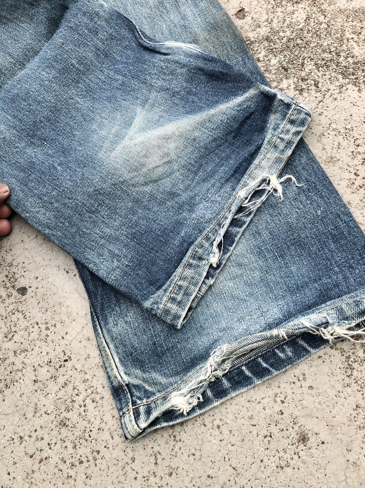 Japanese Brand × Silas VINTAGE SILAS DISTRESSED DENIM Size US 34 / EU 50 - 9 Thumbnail