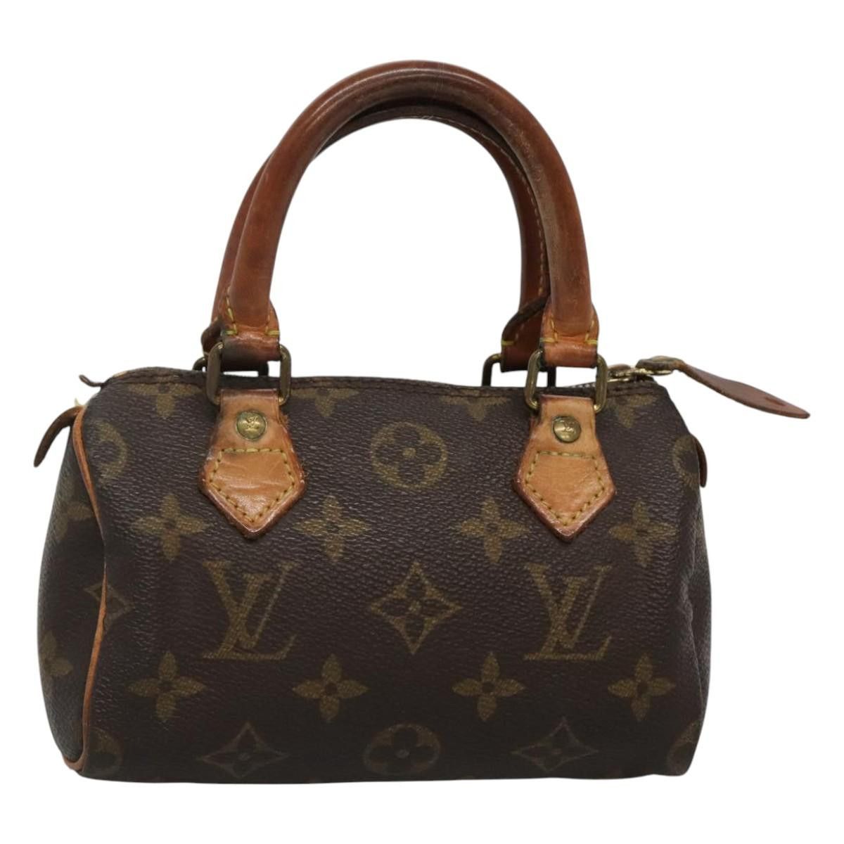 Louis Vuitton Monogram Mini Speedy Hand Bag M41534 Lv Auth 116848, Women's