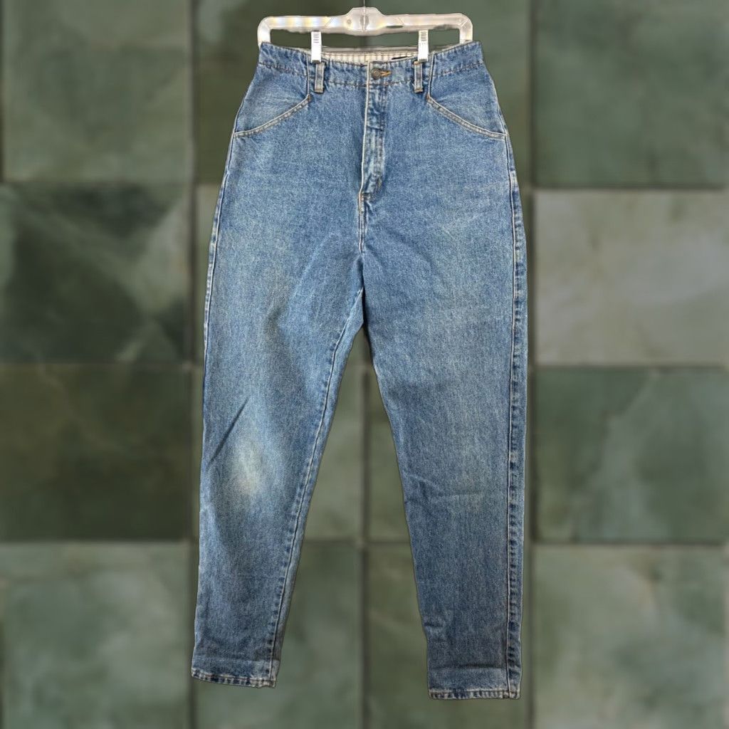 Gap VINTAGE Gap Womens Jeans 11 High Rise Tapered Blue 90s Retro Mens Size 32" / US 10 / IT 46 - 1 Thumbnail
