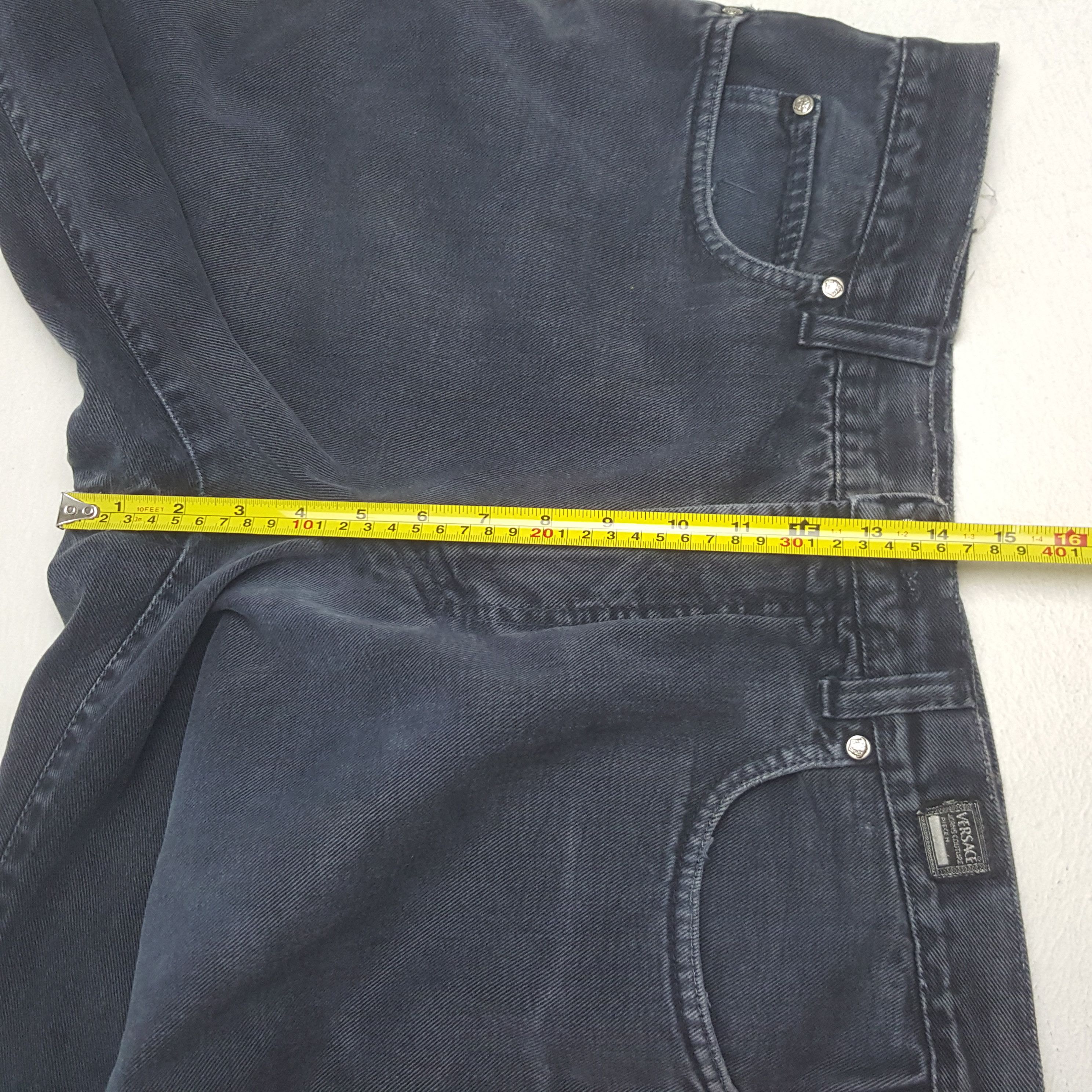 Versace Vintage Versace Jeans Couture Designer Denim Jeans RR22 Size US 36 / EU 52 - 11 Thumbnail