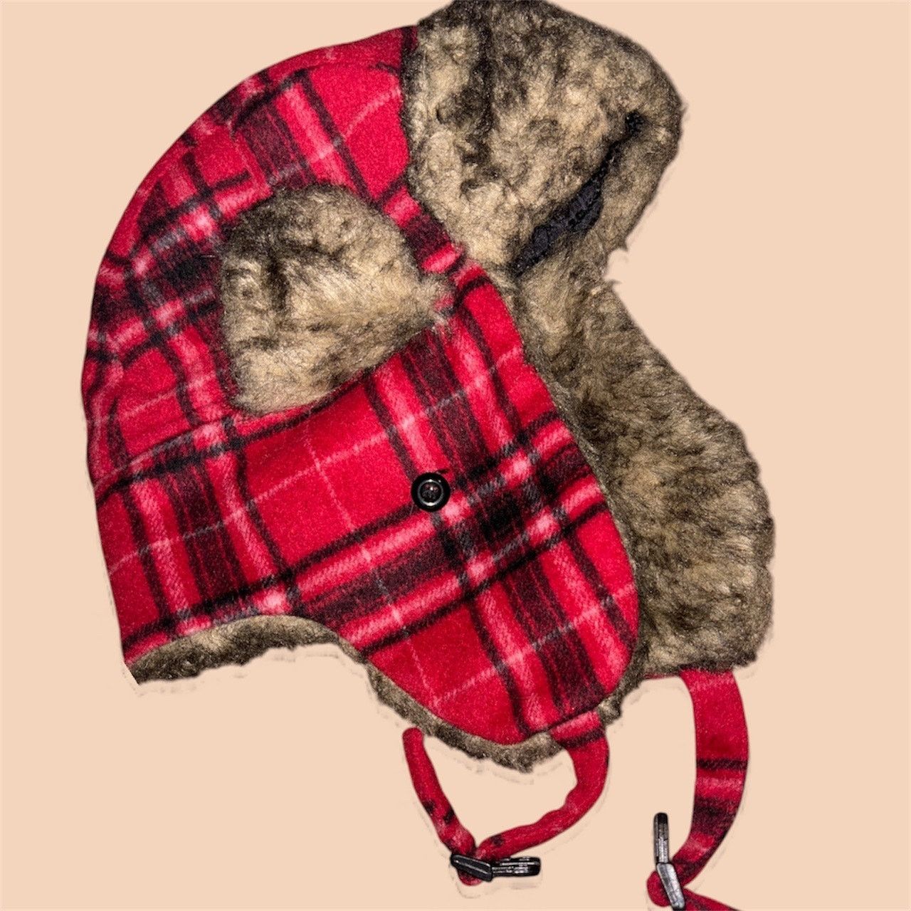 City Hunter City Hunter Red Trapper Hat Aviator Style One Size Size ONE SIZE - 1 Thumbnail
