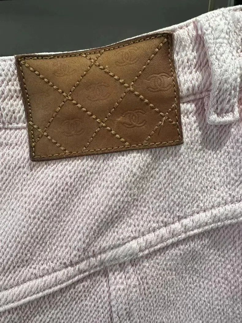Chanel Chanel Denim shorts Size 42" / US 20 - 3 Thumbnail