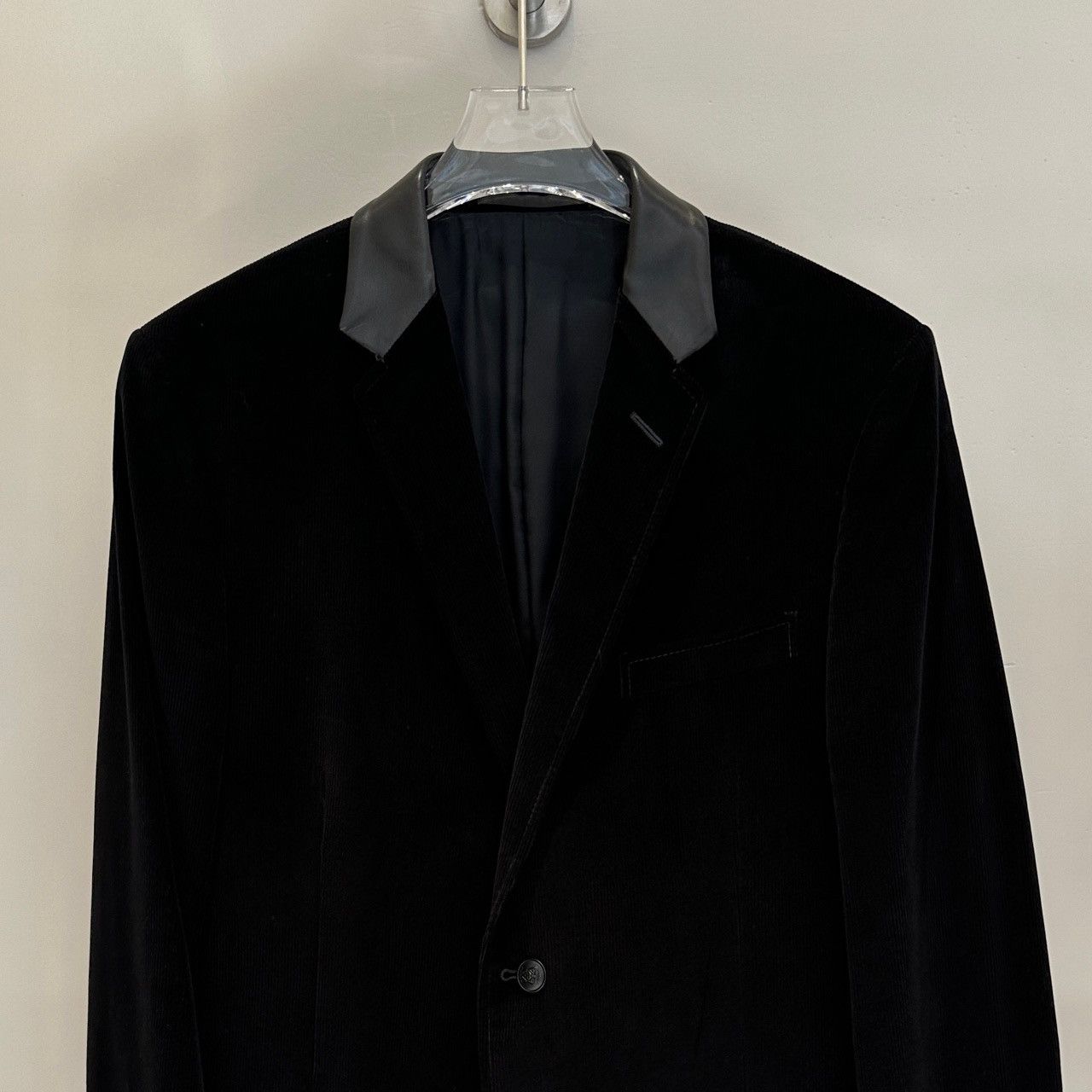 Gucci Gucci corduroy leather collar suits Size 52R - 1 Thumbnail