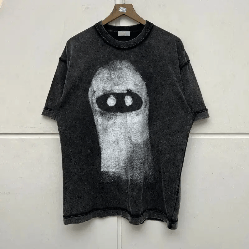 Japanese Brand × Vintage Bold Stitching Vintage Ghost Design T-Shirt Size US L / EU 52-54 / 3 - 3 Thumbnail