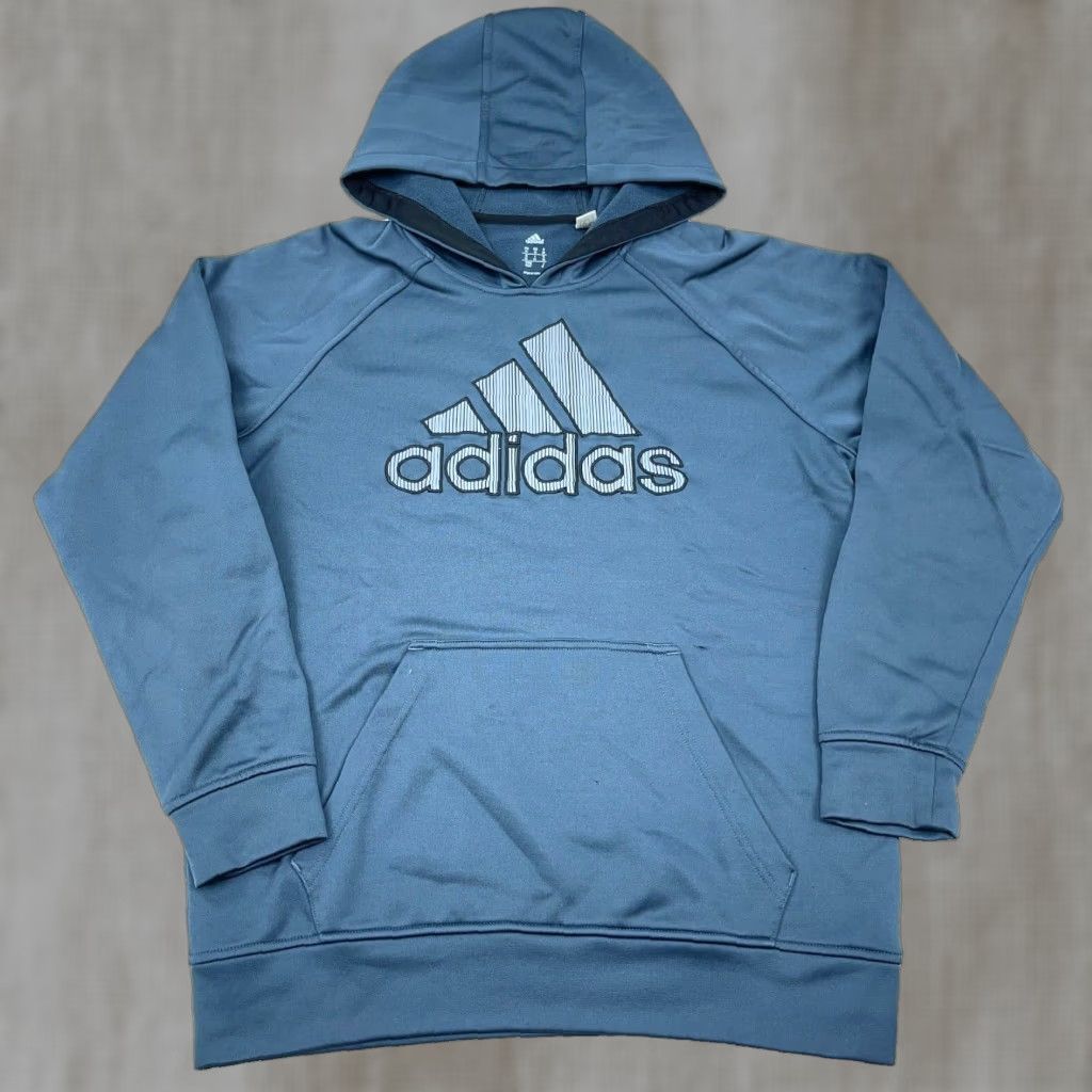 Adidas Adidas Hoodie Men Medium Gray Sweatshirt Pullover Hooded Size US M / EU 48-50 / 2 - 1 Thumbnail