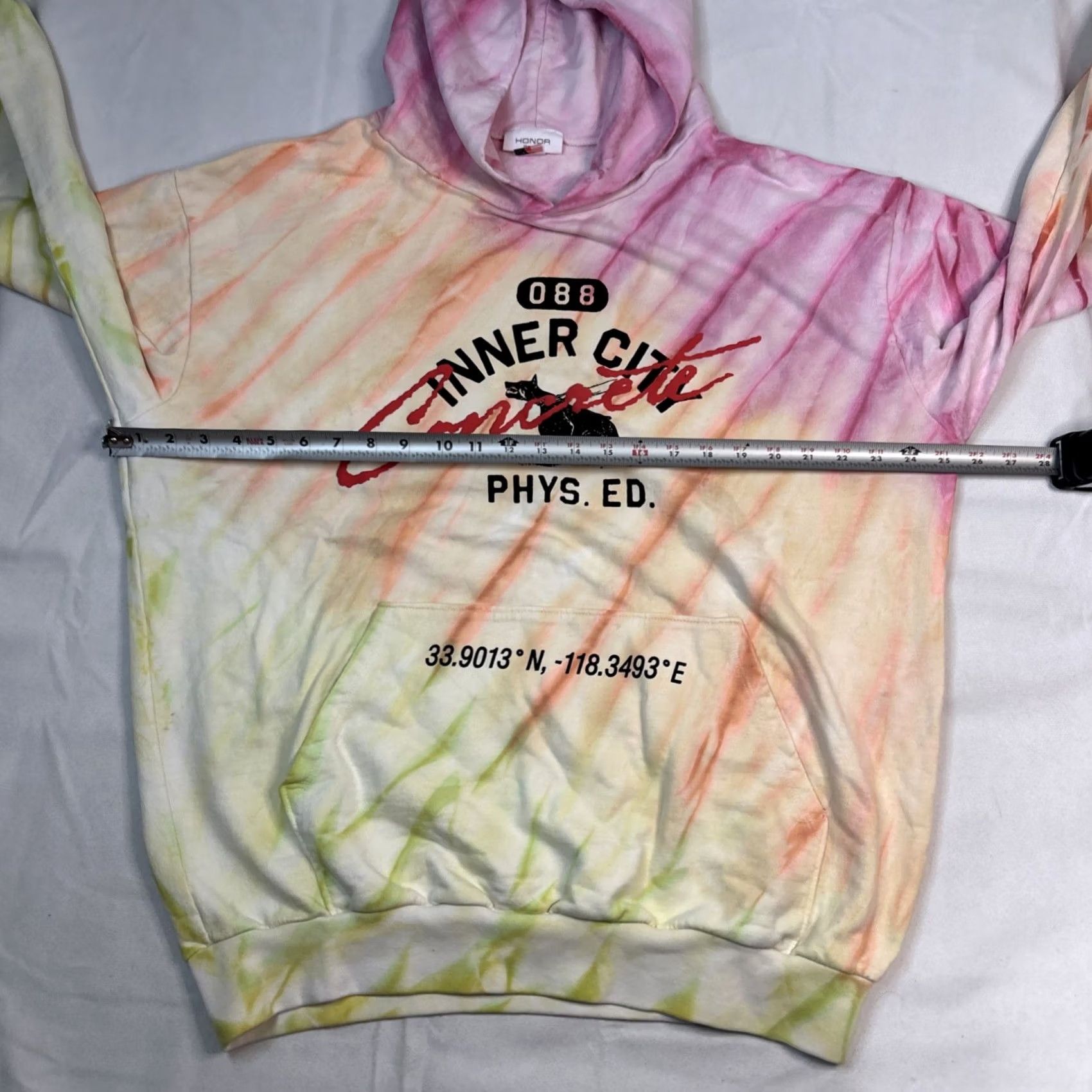 Honor the Gift Honor The Gift Hoodie Mascot Inner City Physical Ed Tie Dye L Sunset Tie Dye Sweatshirt Men’s Hooded Pullover Size US L / EU 52-54 / 3 - 5 Thumbnail
