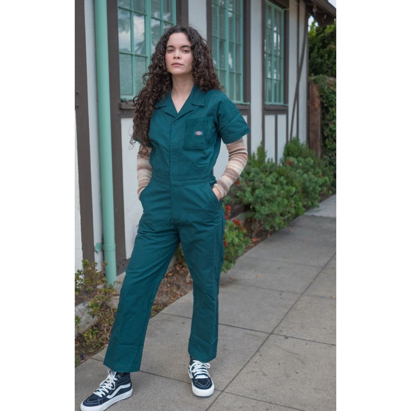 Dickies Dickies forest green reworked corduroy accent coveralls XS Size 27" / US 4 / IT 40 - 7 Thumbnail