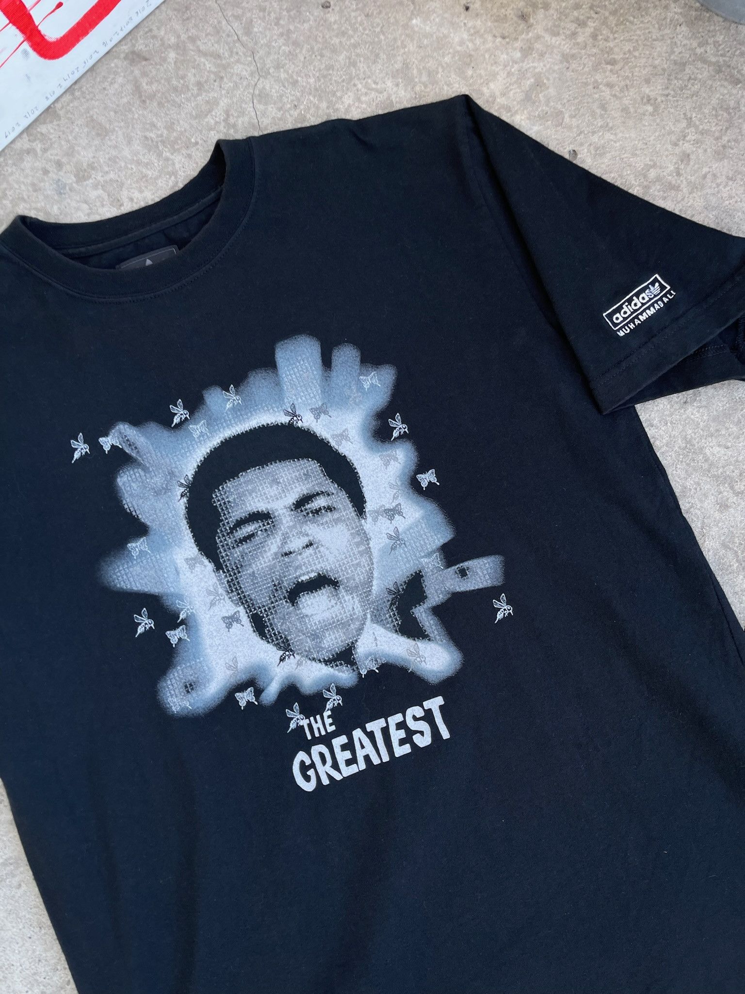 Adidas × Vintage Muhammad Ali 2006 THE GREATEST Vintage T-shirt|Black|size M Size US S / EU 44-46 / 1 - 3 Thumbnail