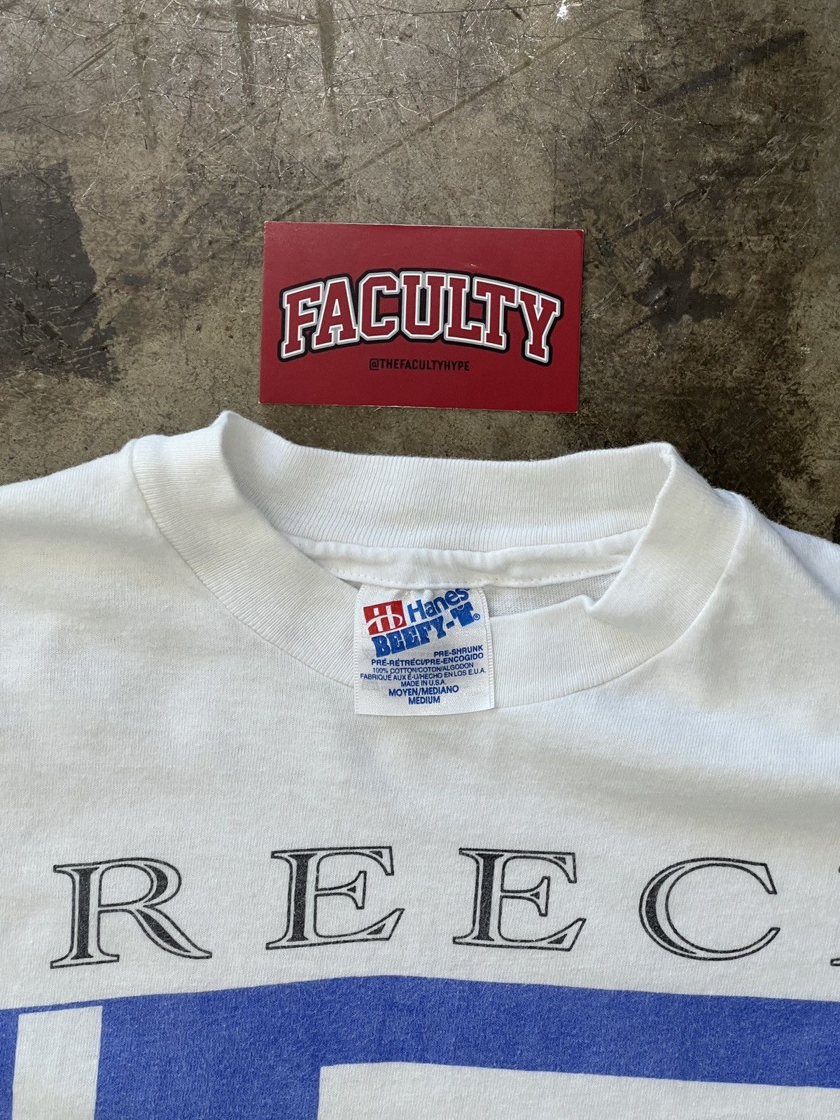 Vintage Vintage 1994 World Cup USA Greece Flag Soccer Tee Medium Size US M / EU 48-50 / 2 - 3 Thumbnail
