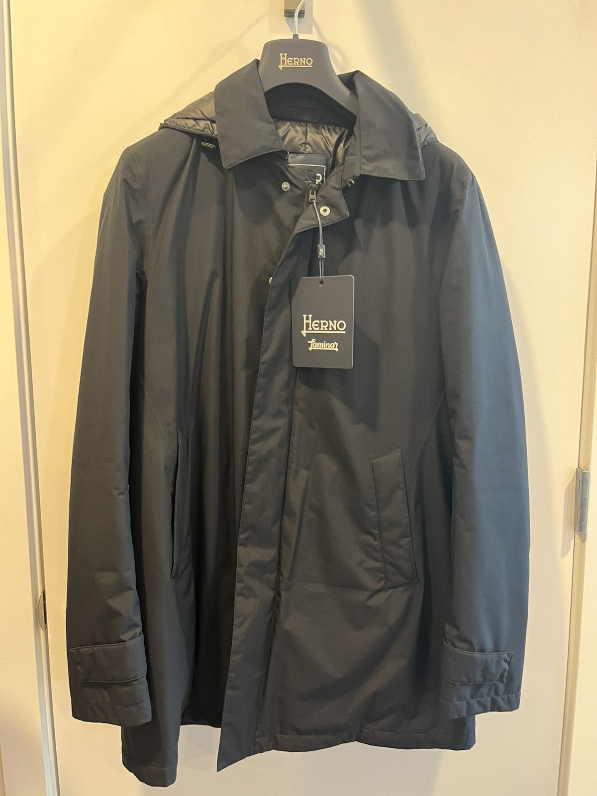 Herno Herno Laminar GORTE-TEX Hooded Down Coat Size US M / EU 48-50 / 2 - 4 Thumbnail