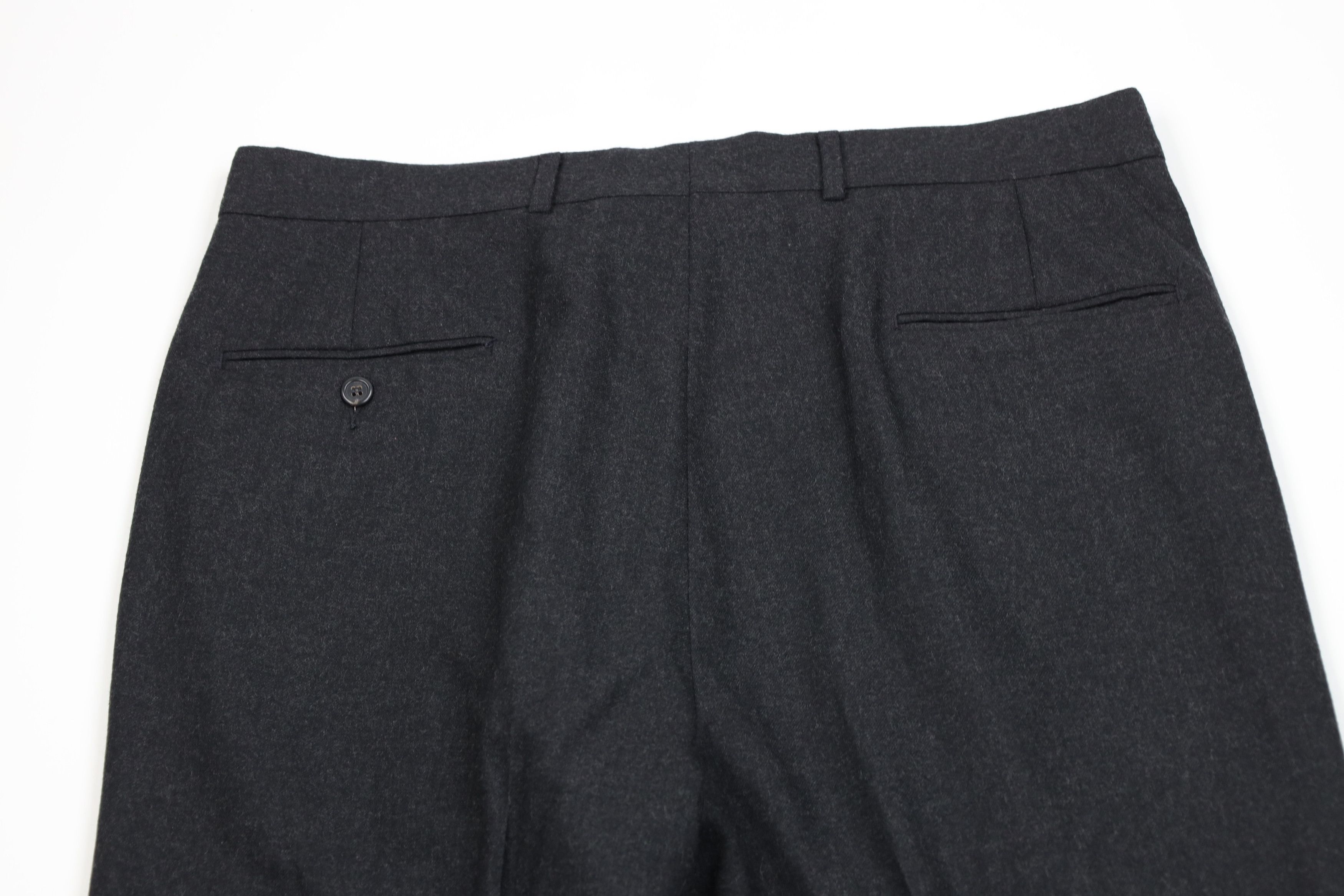 Vintage Vintage 90s Streetwear Wide Leg Chino Pants Charcoal Gray Size US 36 / EU 52 - 7 Thumbnail