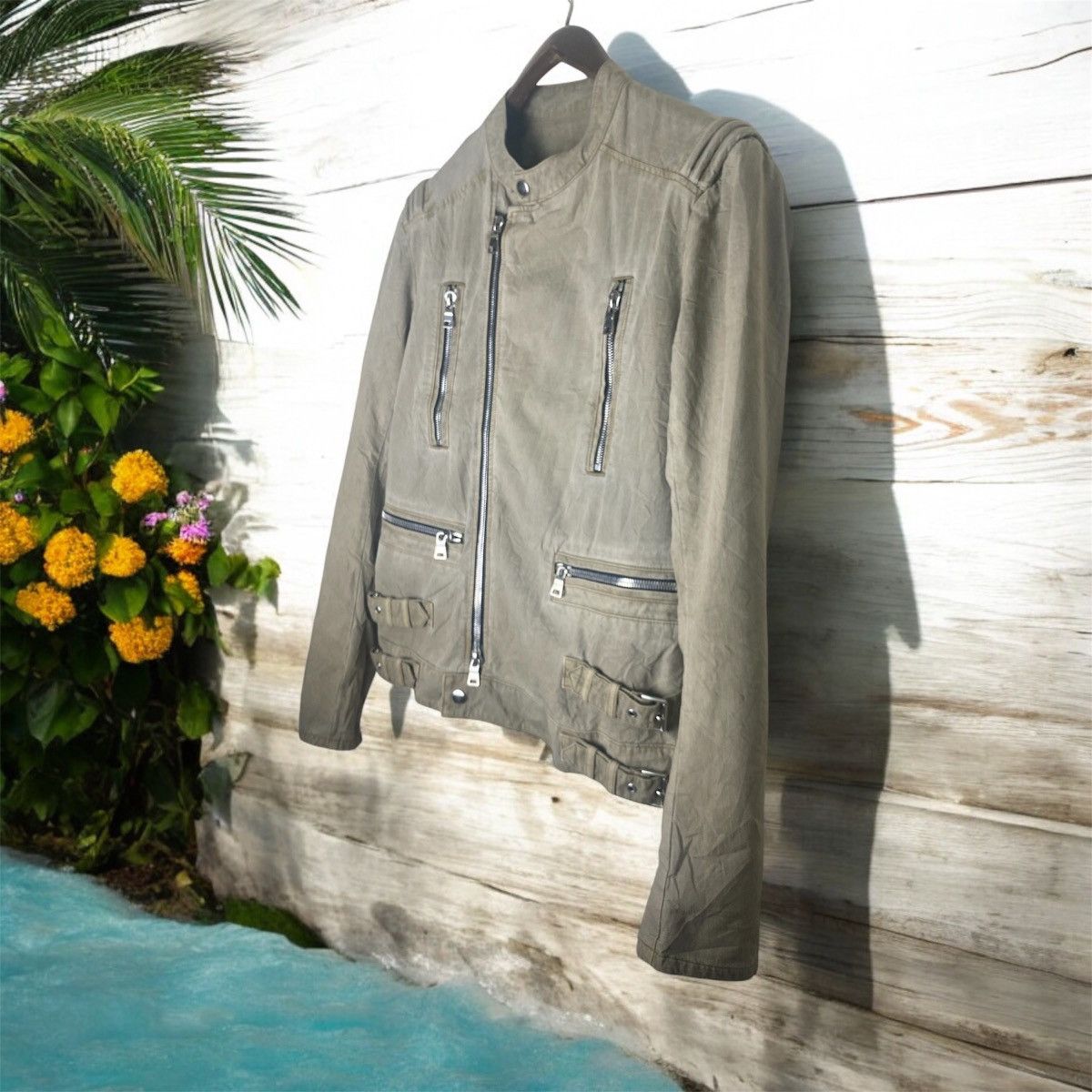 Balmain Balmain Paris Spring Summer 2016 Zip Up Biker Jacket Size US L / EU 52-54 / 3 - 2 Thumbnail