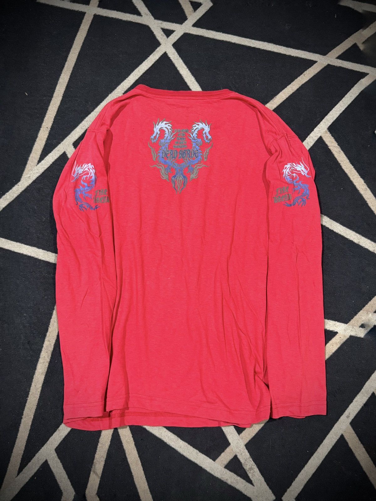 Hysteric Glamour Dragon Glitter Poem Long Sleeve Japanese Ifsix lgb styled Size US M / EU 48-50 / 2 - 2 Thumbnail