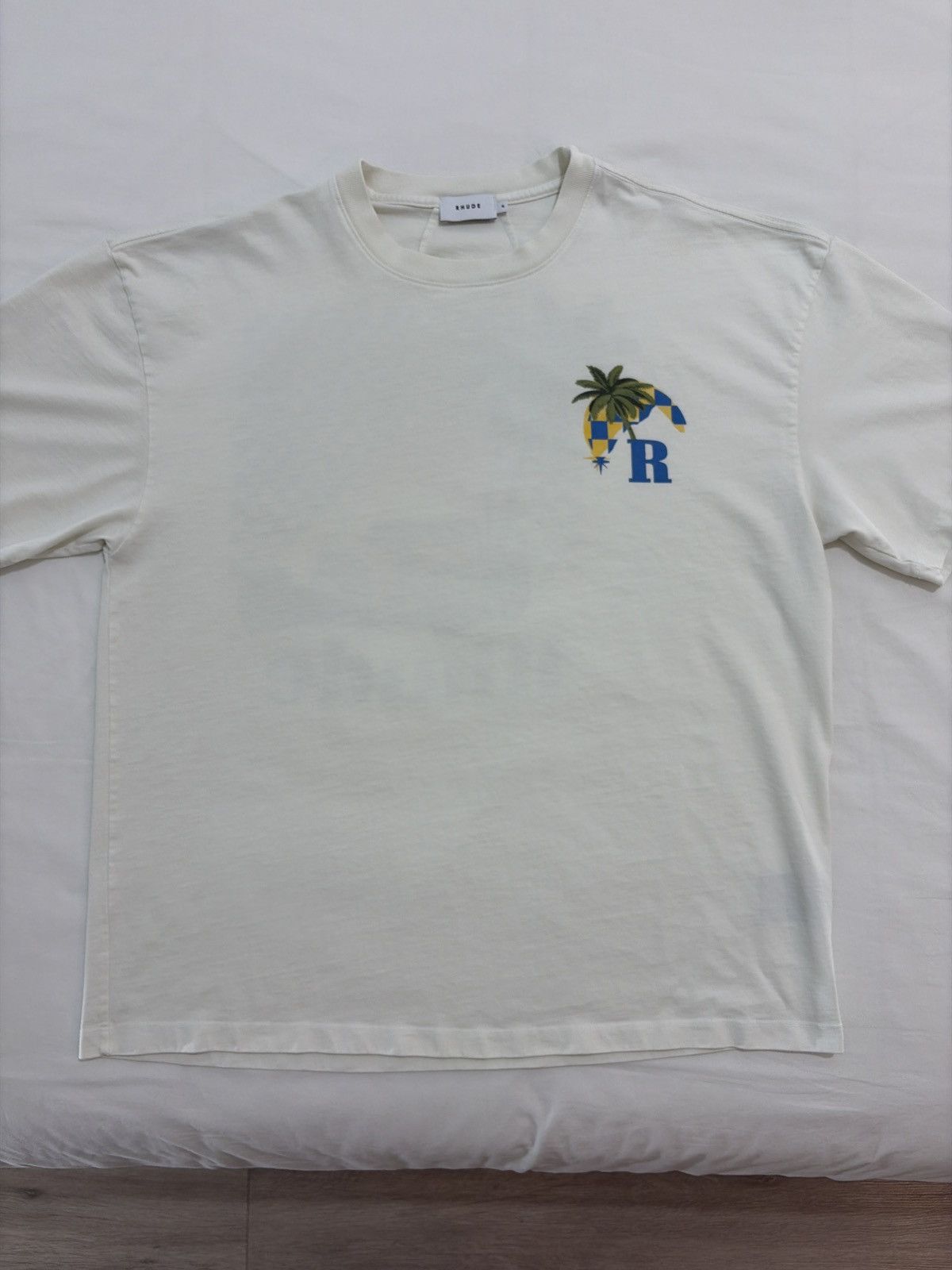 Rhude Rhude Moonlight Racing F1 Palm Tree Miami Tee Size US XL / EU 56 / 4 - 4 Thumbnail