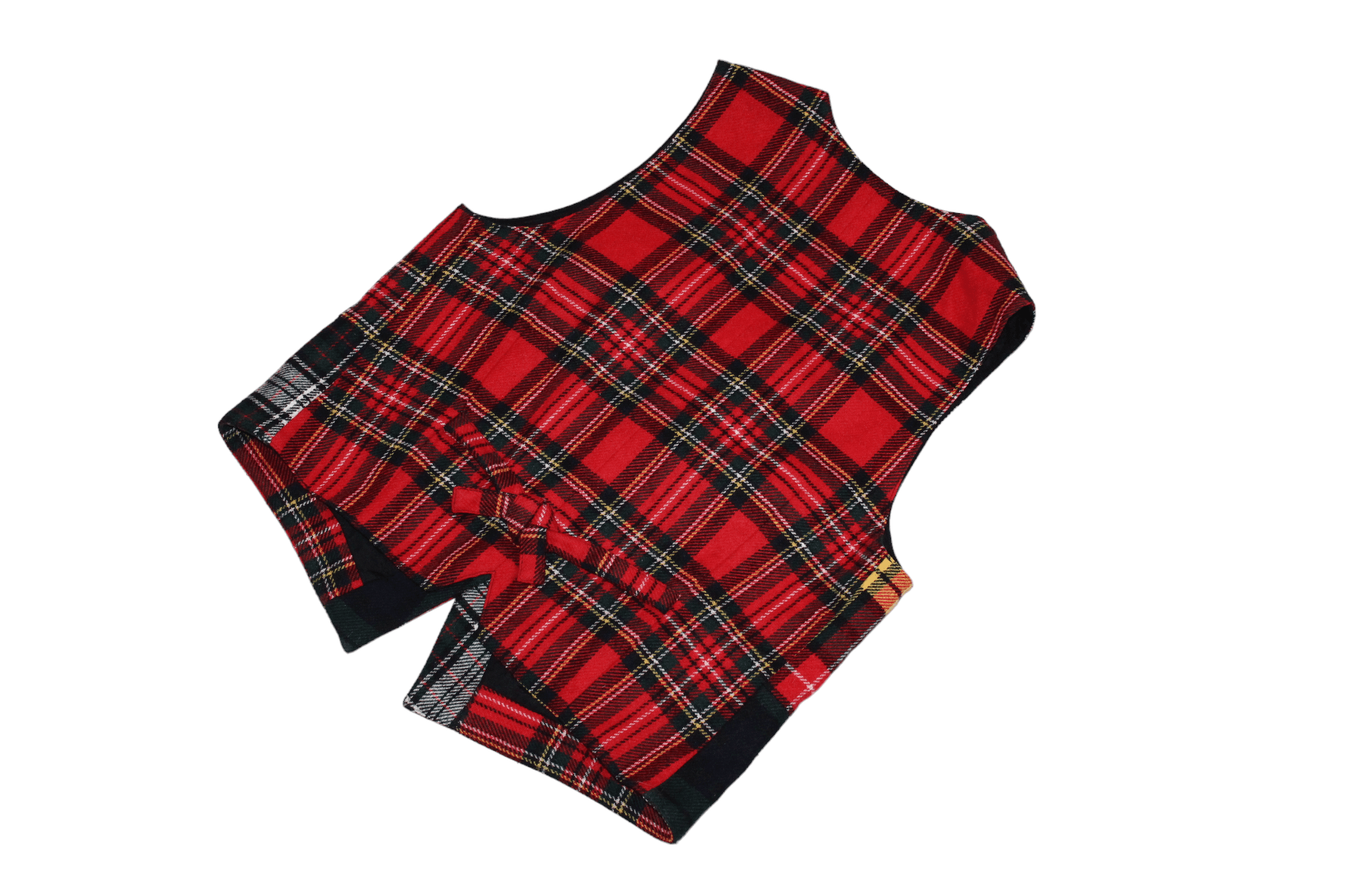 Japanese Brand 🔥90's GAP Tartan Patchwork Recycled Tweed Wool Lined Vest Size US M / EU 48-50 / 2 - 2 Thumbnail
