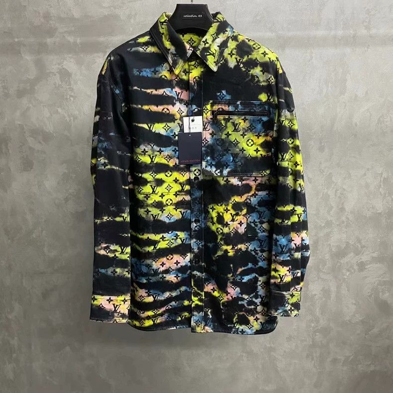 Louis Vuitton Louis Vuitton Laser printed logo denim jacket 2502-Nextarr Size US S / EU 44-46 / 1 - 1 Thumbnail