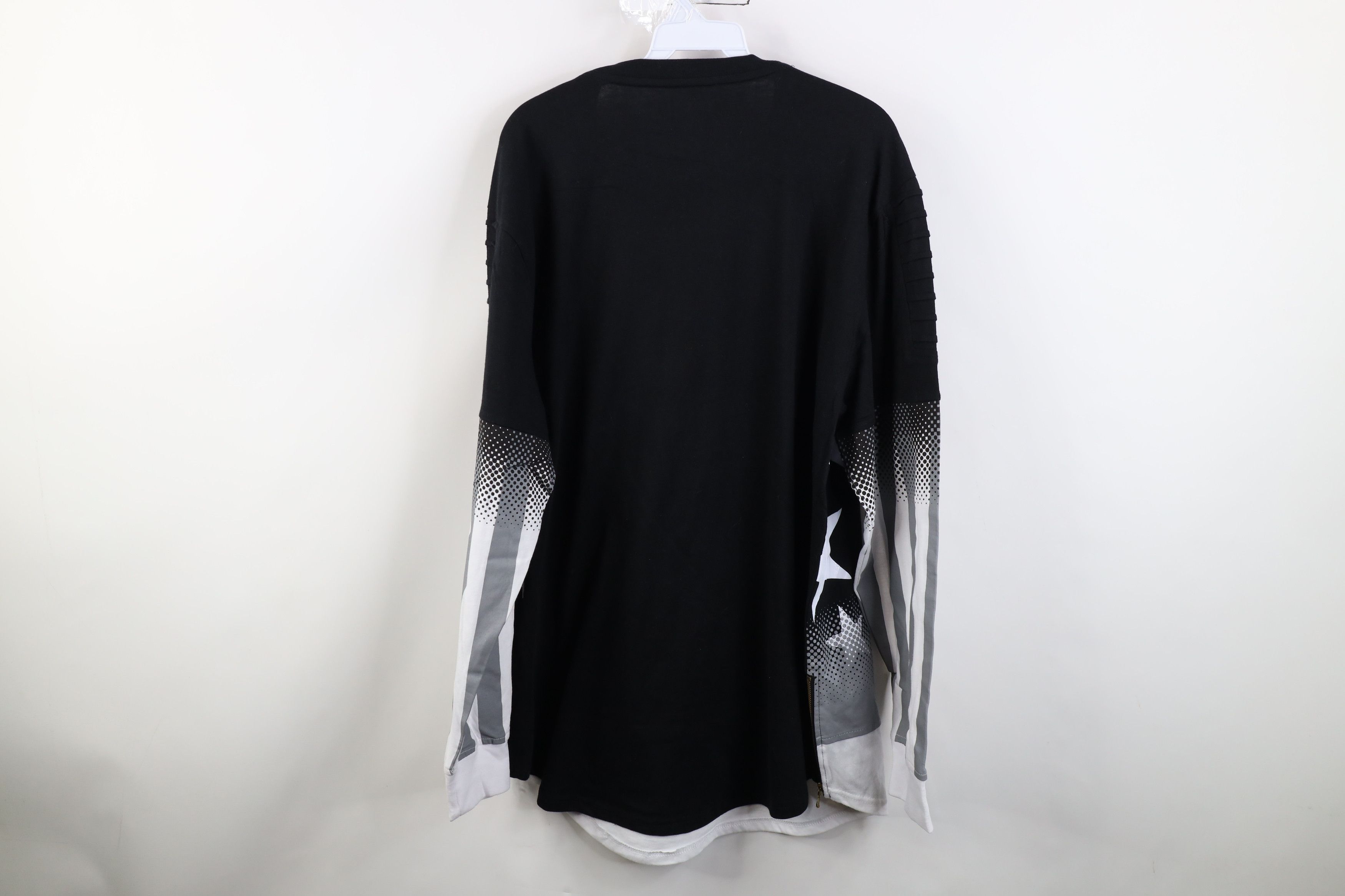 Vintage Deadstock Vintage Y2K Streetwear Flag Long Sleeve T-Shirt Size US XXL / EU 58 / 5 - 13 Thumbnail