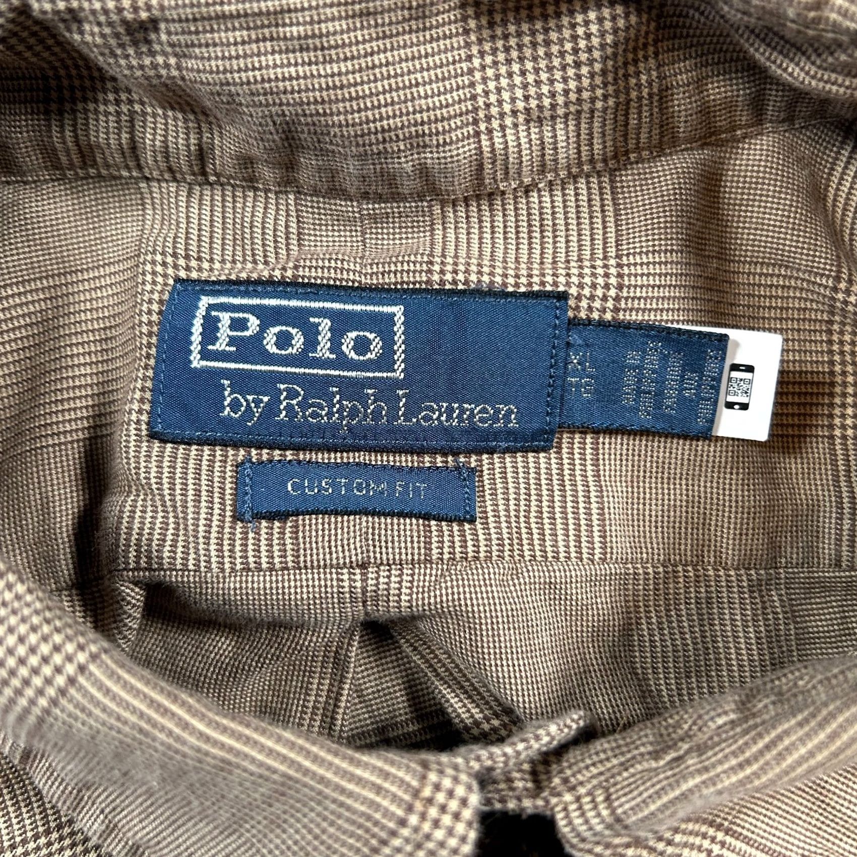 Polo Ralph Lauren Polo Ralph Lauren Shirt Mens XL Brown Plaid Cotton Pleated Custom Fit Button Up Size US XL / EU 56 / 4 - 4 Thumbnail
