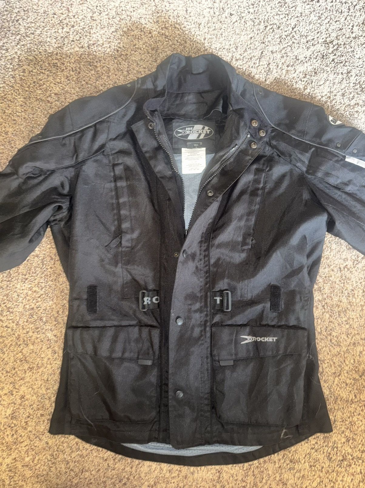 Joe Rocket Joe Rocket Ballistic Series Men's Black Armored Biker Jacket Size US L / EU 52-54 / 3 - 1 Thumbnail