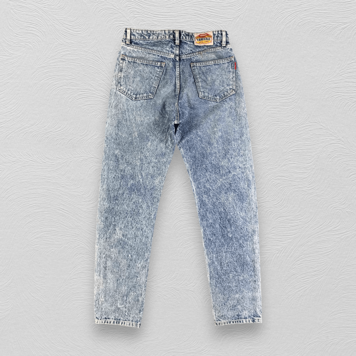 Japanese Brand Vintage Three Pal Jeans Stone Wash Denim KJ1971 Size US 29 - 2 Thumbnail