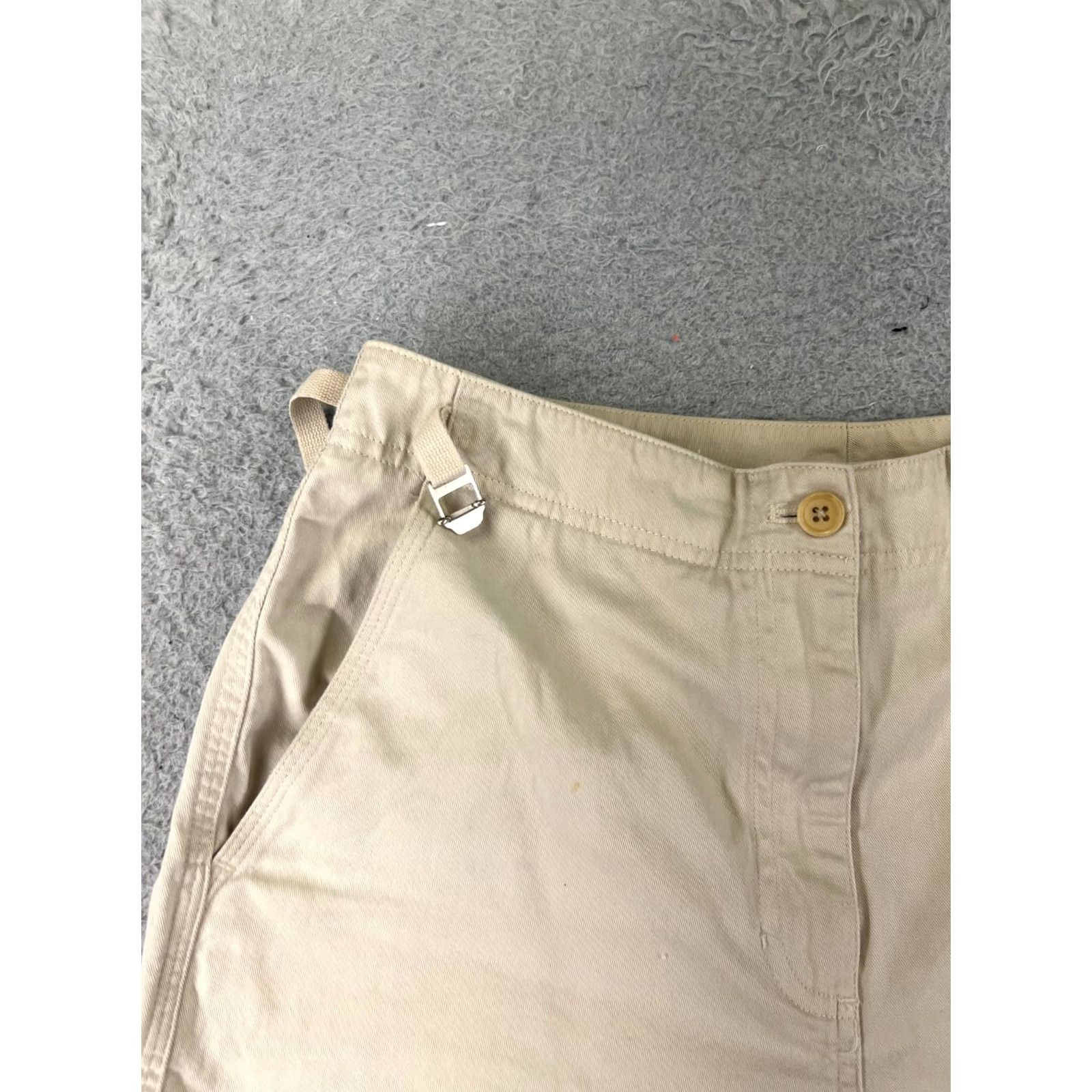 Ralph Lauren Lauren Ralph Lauren Shorts Womens 8P Chino Beige High Rise Cotton Twill Pocket Slim Buckle Casual Golf 90s Mens? Size 30" / US 8 / IT 44 - 4 Thumbnail