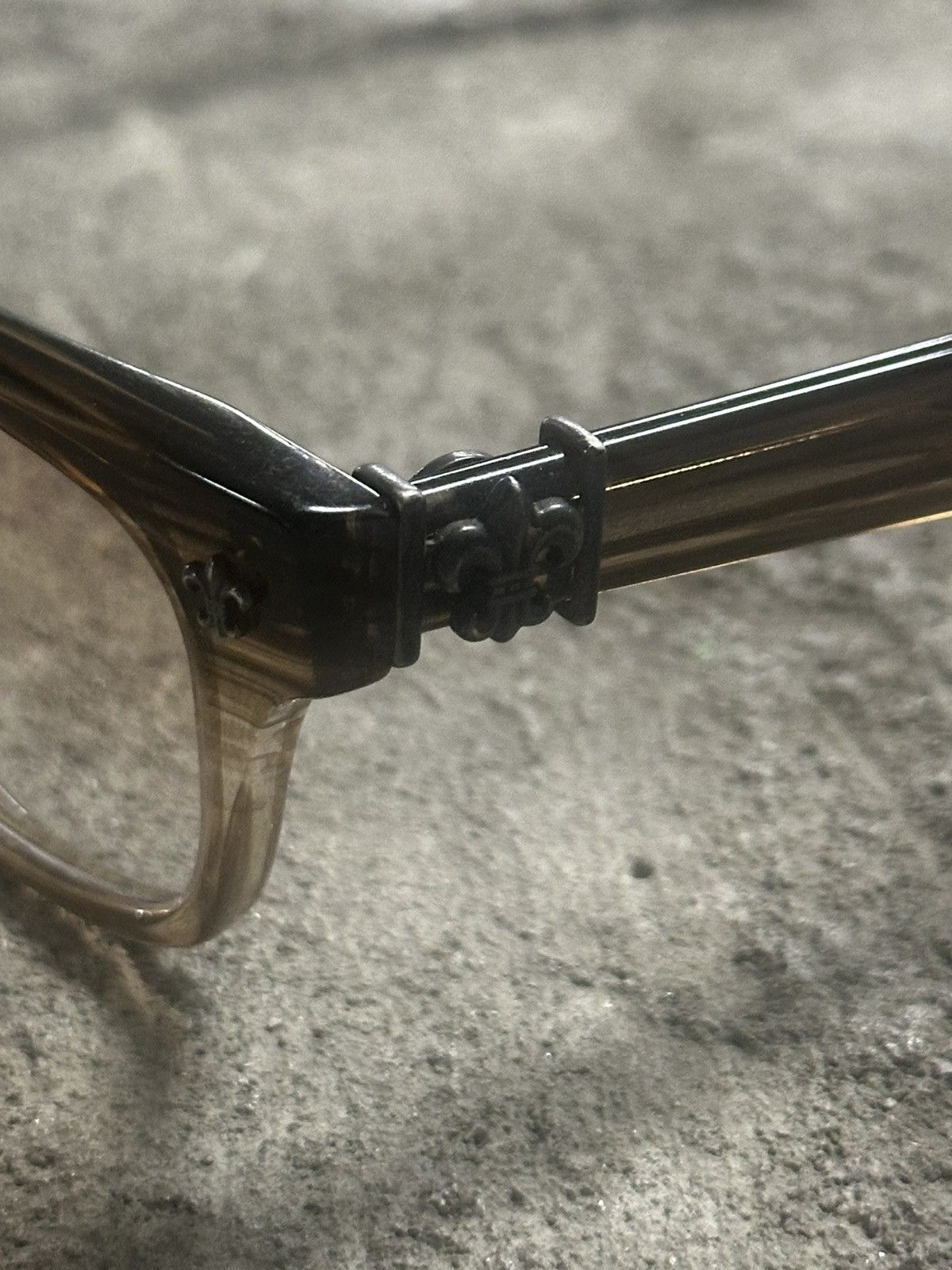 Chrome Hearts Chrome Hearts “Gittin Any? Brown/Clear Translucent Glasses Size ONE SIZE - 7 Thumbnail