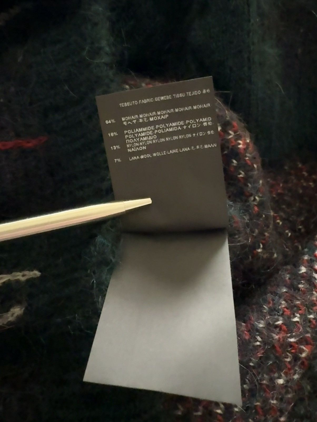 Saint Laurent Paris FW14 Saint Laurent cardigan mohair wool Hedi Slimane Grail Size US XL / EU 56 / 4 - 20 Thumbnail