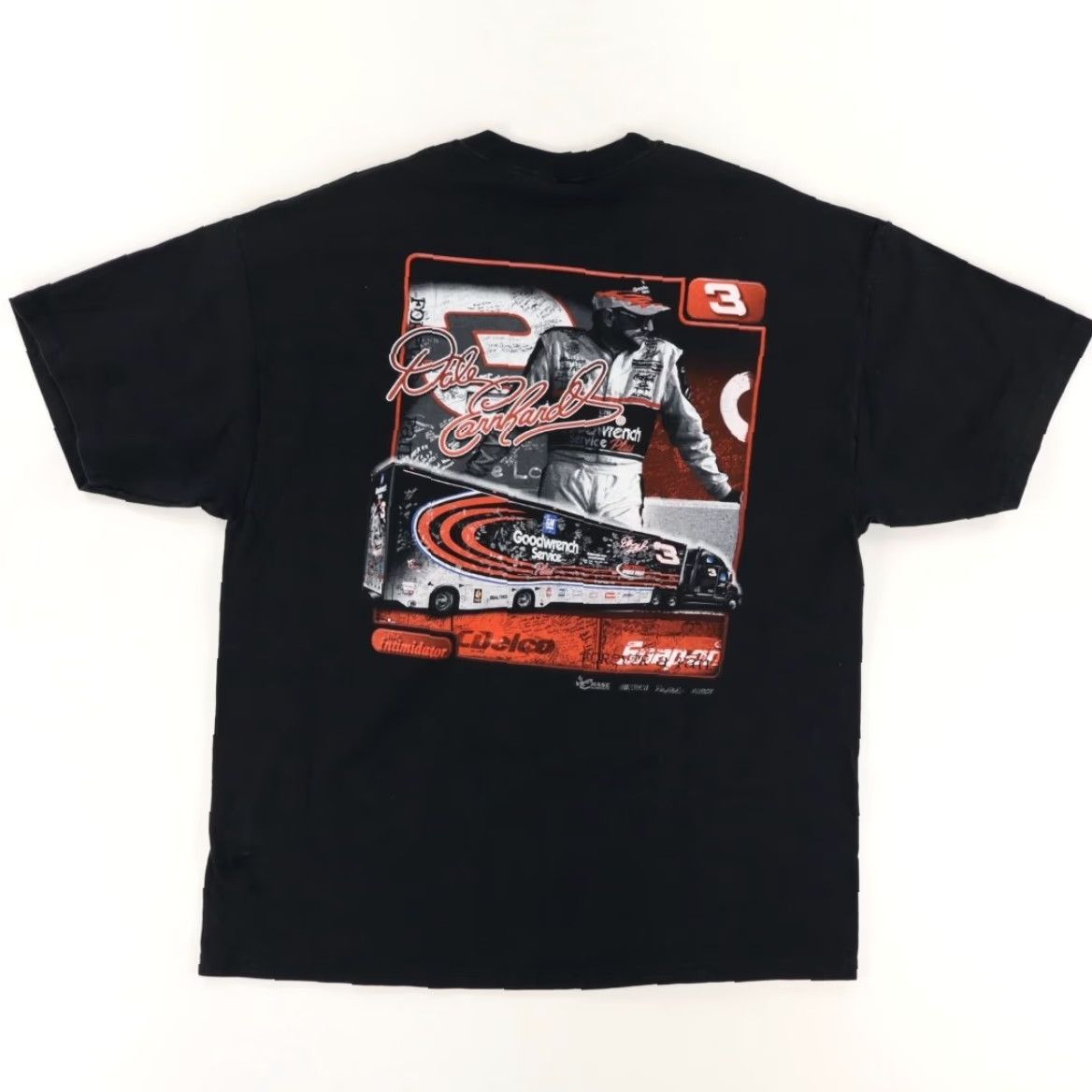 Chase Authentics VTG Chase Authentics Dale Earnhardt Forever the Man Black T-Shirt Men's L Shirt Size US L / EU 52-54 / 3 - 4 Thumbnail