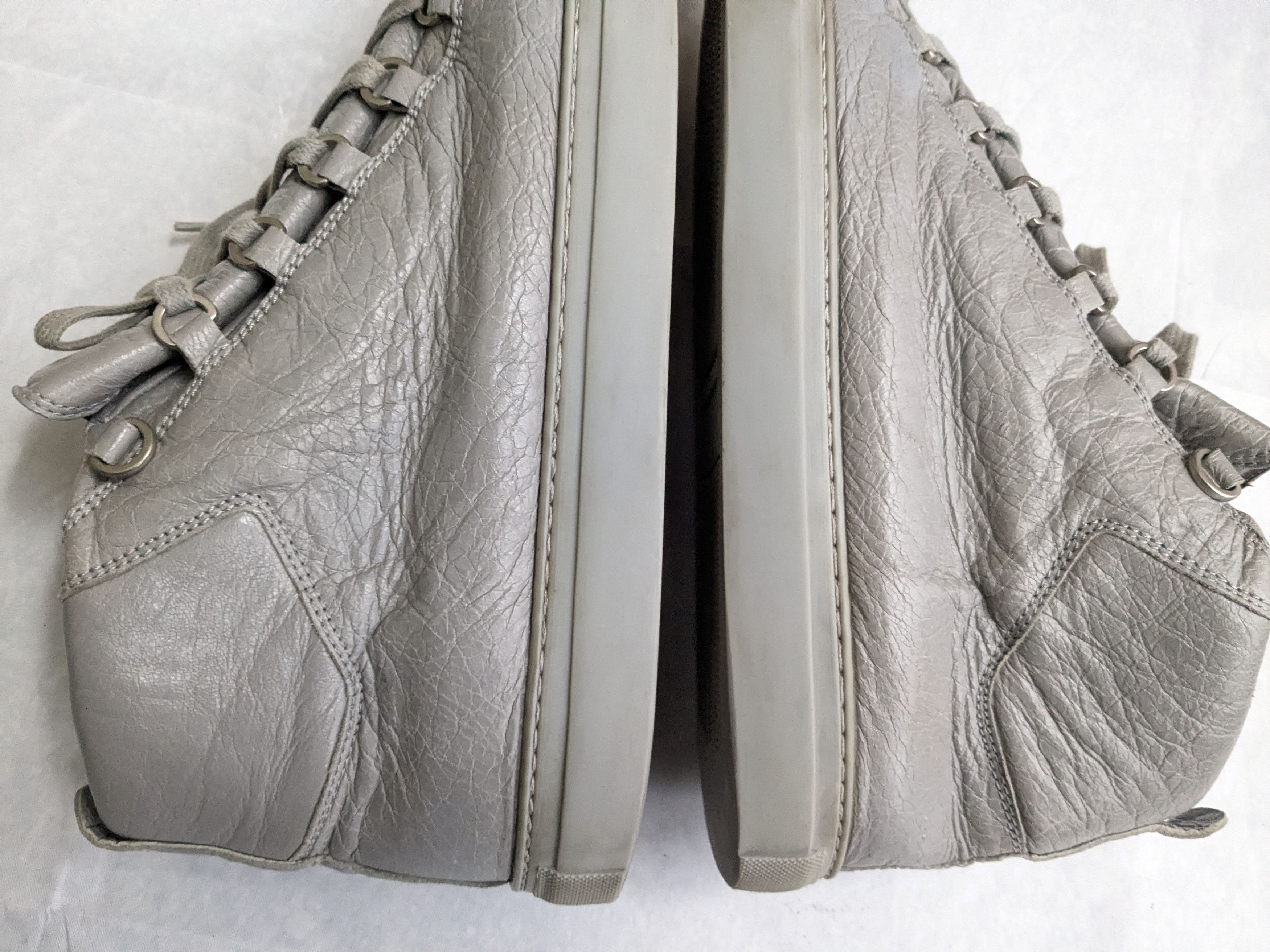 Balenciaga Balenciaga Arena Gray 11 High Tops Leather Size US 13 / EU 46 - 11 Thumbnail