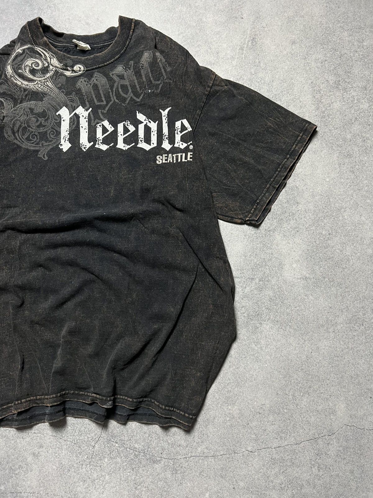 Vintage Vintage Affliction Style Gothic Y2K Rick Owens Style Alt Tee Size US XL / EU 56 / 4 - 3 Thumbnail