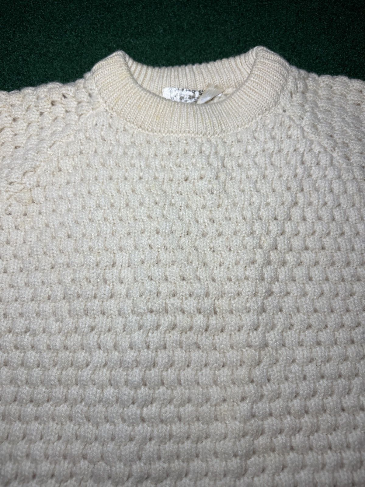 Vintage Vintage Peter Storm Popcorn Wool S/M 21x24 Sweater 60s 70s Size US S / EU 44-46 / 1 - 2 Thumbnail
