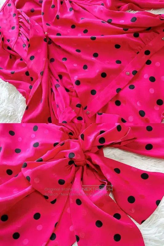 Givenchy Givenchy Pink Polka Dot Long Sleeve Shirt . Size M / US 6-8 / IT 42-44 - 8 Thumbnail