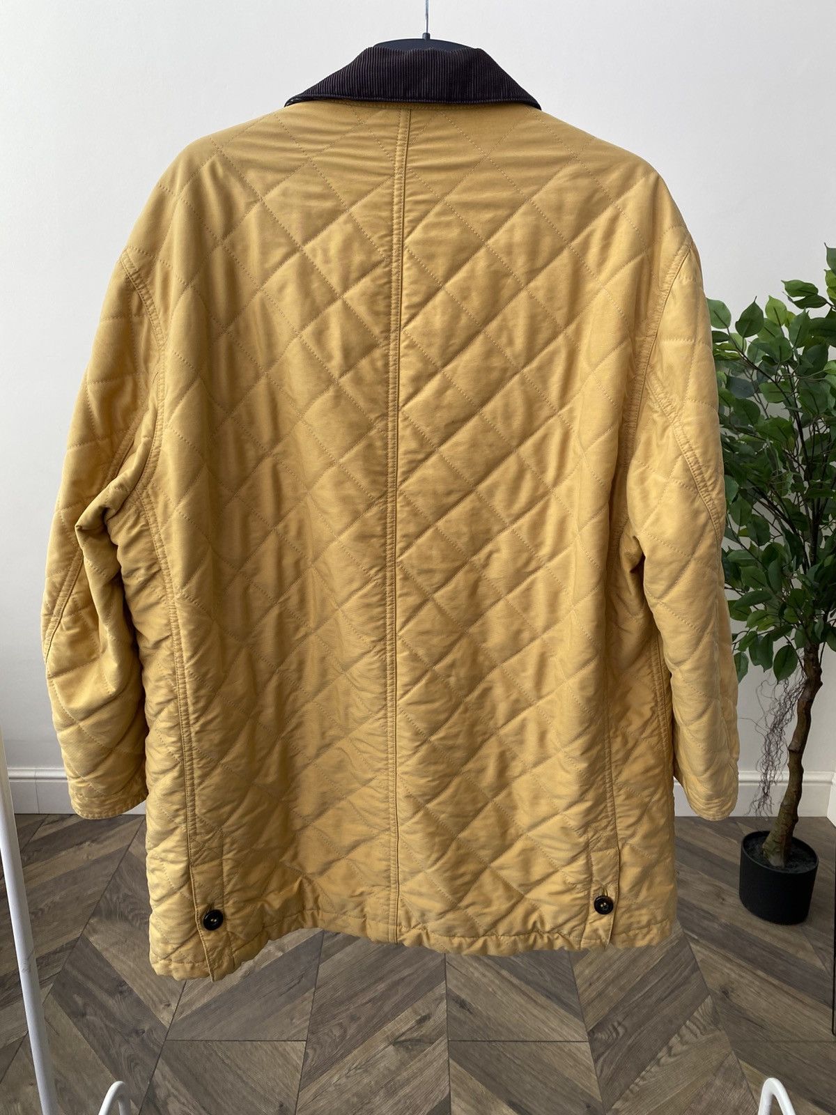 Burberry Vintage Burberry Nova Check Quilted Yellow Jacket Size US L / EU 52-54 / 3 - 10 Thumbnail