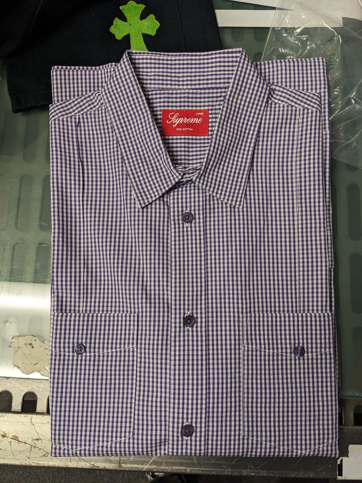 Supreme SUPREME GINGHAM PLAID 4-POCKET BUTTON-UP SHIRT L Size US L / EU 52-54 / 3 - 10 Thumbnail