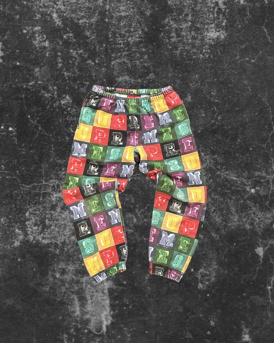Supreme Supreme Patchwork Logo Sweatpants Multicolor Size M Size US 30 / EU 46 - 1 Thumbnail