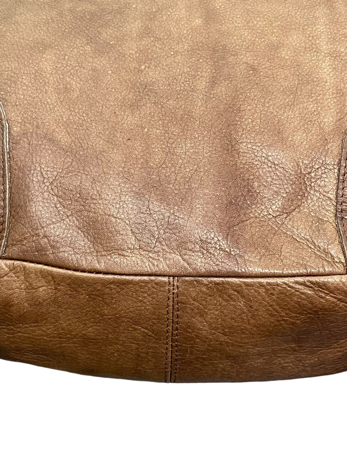 Leather Full Leather Limpronta Italy Tote Shoulder Bag 5🟩 Size ONE SIZE - 7 Thumbnail