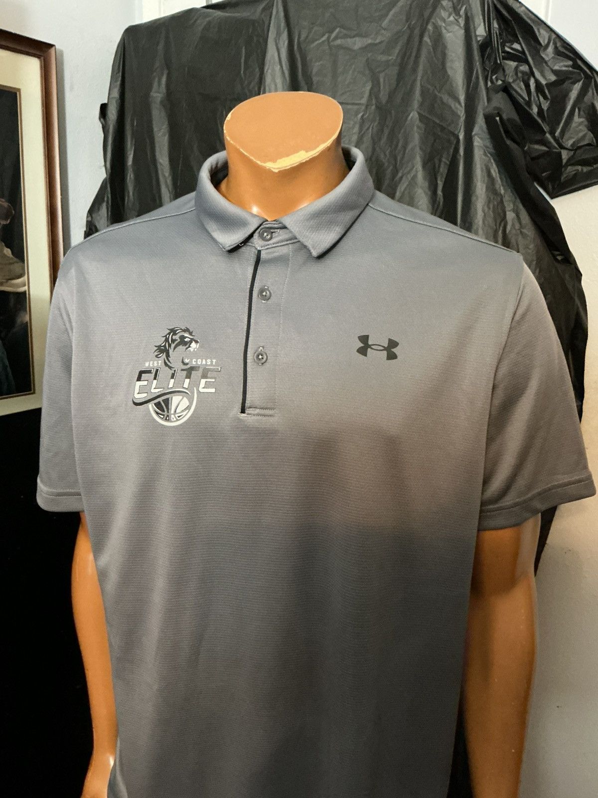 Under Armour Under Armour West Coast Elite UAA Basketball AAU Polo Shirt Size US XL / EU 56 / 4 - 8 Thumbnail
